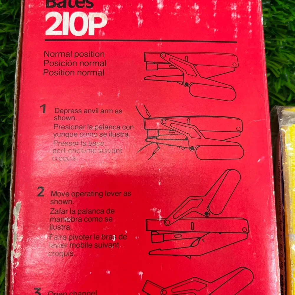 Bates‎ 210P Standard Plier Stapler Chrome Made in Japan with Bostitch Staples